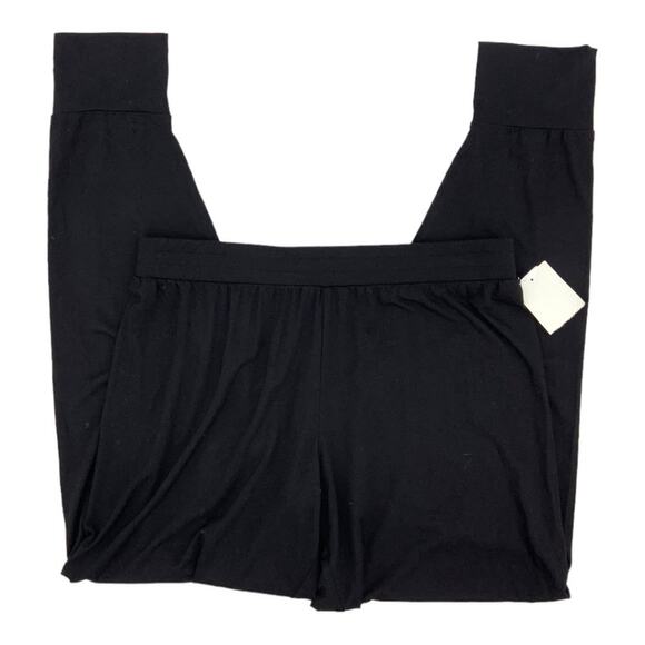 Nordstrom Black Jersey Knit Pull On Jogger Pants Size Small NWOT - Picture 1 of 5